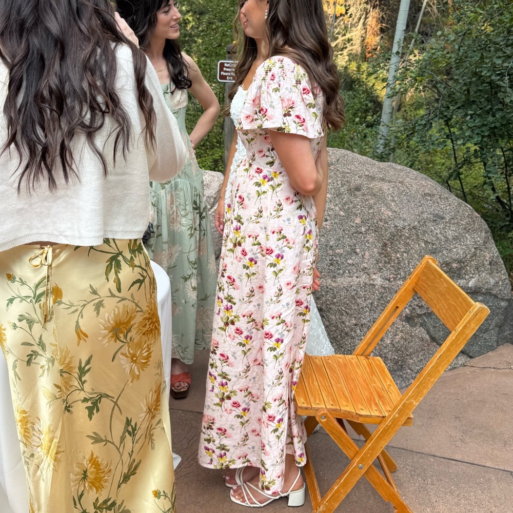 Hill House Home The Dominique Floral Maxi Dress - pink bluebonnet - Picture 2 of 4